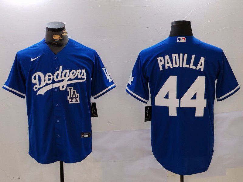 Men Los Angeles Dodgers #44 Padilla Blue Game 2024 Nike MLB Jersey style 1->indianapolis colts->NFL Jersey